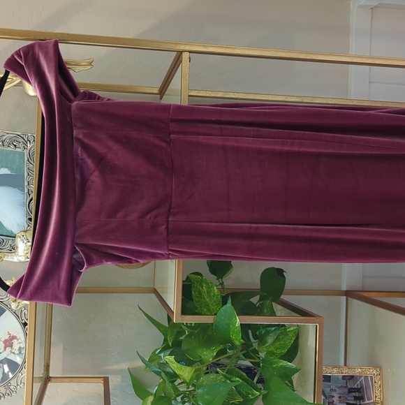 Velvet Maxi Dress - Picture 5 of 6